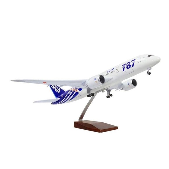 1:130 All Nippon Boeing 787 Plane Diecast Model Airplane with LED  NEW - Picture 1 of 12